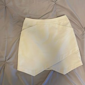 White Express Crossover Mini Skirt